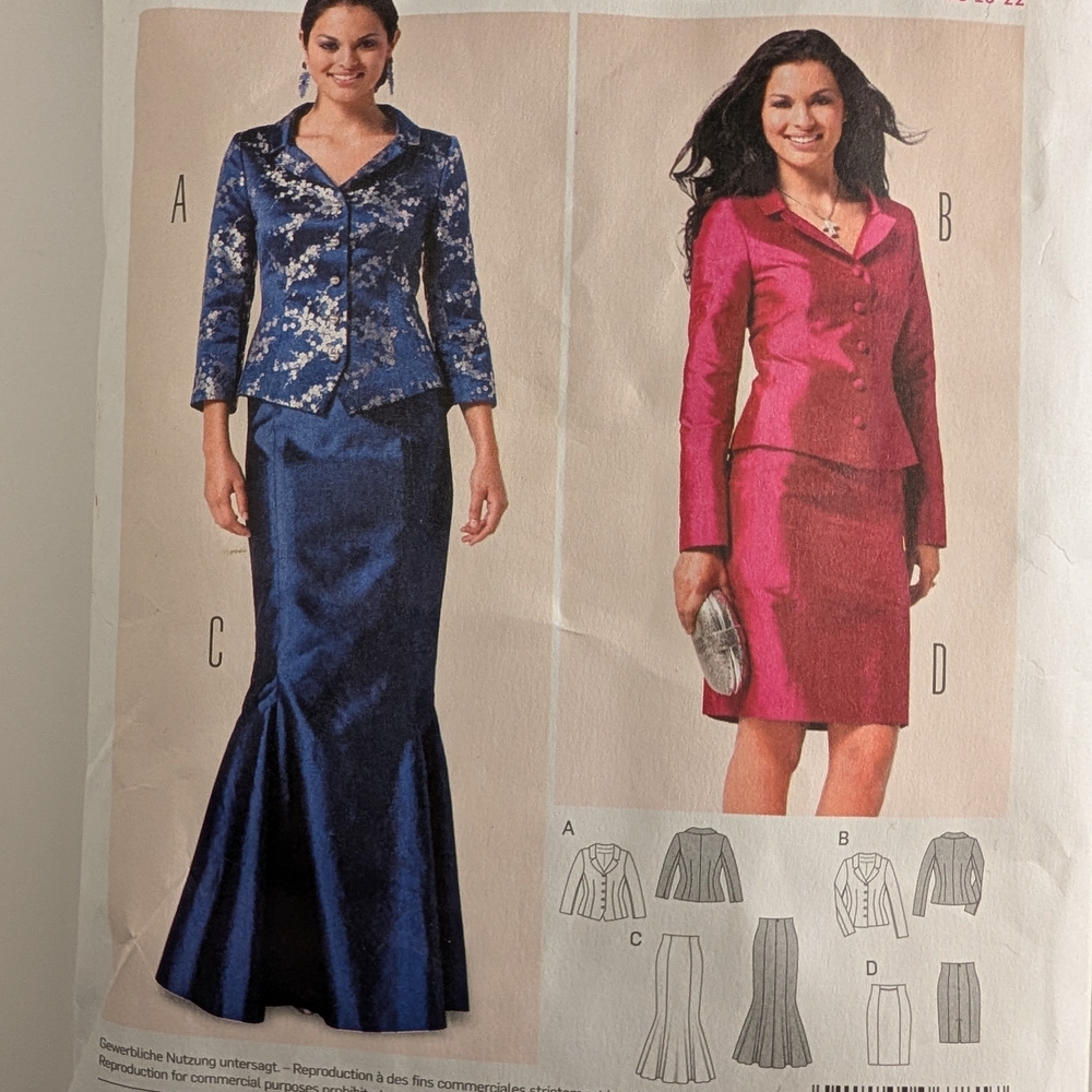Vogue Stylish Blue and Pink Women's Ensembles